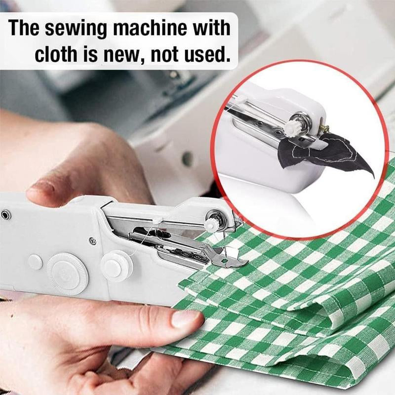 Mini Sewing Mlachine , Lightweight Andeasy Operated Cordless Handheld Sewing Machines Forbeginners, Portable Sewing Machine for Home Quickrepairing and Stitch Handicrafts