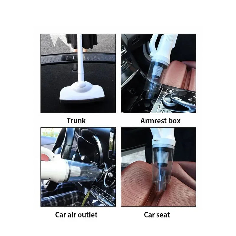 Multifunction Home-Appliance Cleaning Machine Powerful Wireless Car Vacuum Cleaner Metal Strainer Portable Handheld