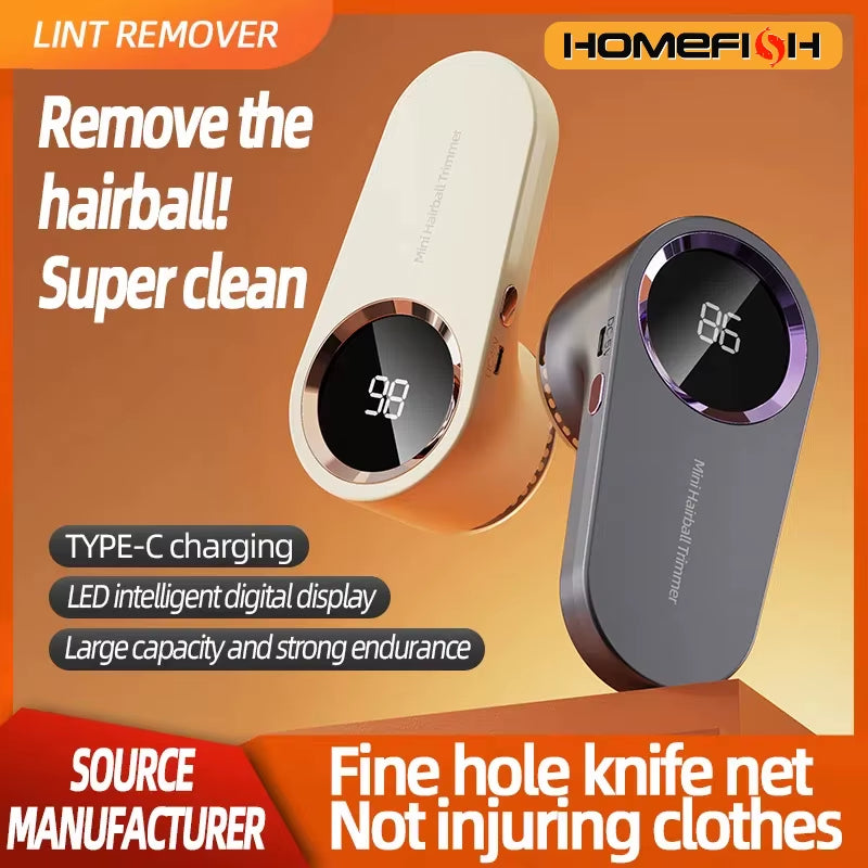 Lint Remover USB Charging Electric Pellet Machine Hair Ball Lint Trimmer Portable Electric Clothes Lint Machine High-Speed Moto