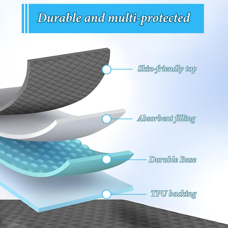 Raybee Waterproof Mattress Protector Queen Size, Washable & Durable Mattress Cover, Cooling Anti-Slip Bed Sheet for Twin Size ,6''-18'' Deep Pockets Fitted Sheet for Bedroom, Guest Room, Fall Decor, Bamboo Sheet Set