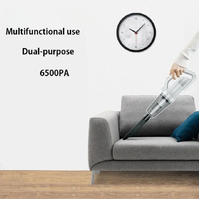 Multifunction Home-Appliance Cleaning Machine Powerful Wireless Car Vacuum Cleaner Metal Strainer Portable Handheld